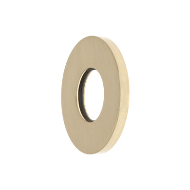 Round 45mm Plate for Kiki/Jena Wall Diverter, PVD Brushed Bass (Gold)