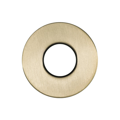 Round 45mm Plate for Kiki/Jena Wall Diverter, PVD Brushed Bass (Gold)