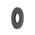 Round 45mm Plate for Kiki/Jena Wall Diverter, PVD Brushed Gunmetal