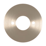 Round 60mm Plate for Kiki/Jena Wall Spout, Brushed Nickel