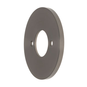 Round 60mm Plate for Kiki/Jena Wall Spout, PVD Brushed Gunmetal