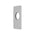 Rectangular 80mm x 140mm Plate for Kiki Wall Mixer, Polished Chrome