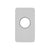 Rectangular 80mm x 140mm Plate for Kiki Wall Mixer, Polished Chrome