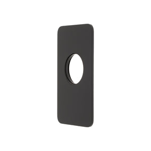 Rectangular 80mm x 140mm Plate for Kiki Wall Mixer, Matte Black