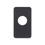 Rectangular 80mm x 140mm Plate for Kiki Wall Mixer, Matte Black