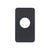 Rectangular 80mm x 140mm Plate for Kiki Wall Mixer, Matte Black