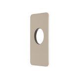 Rectangular 80mm x 140mm Plate for Kiki Wall Mixer, Brushed Nickel