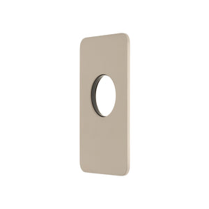 Rectangular 80mm x 140mm Plate for Kiki Wall Mixer, Brushed Nickel