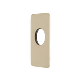 Rectangular 80mm x 140mm Plate for Kiki Wall Mixer, PVD Brushed Bass (Gold)
