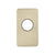 Rectangular 80mm x 140mm Plate for Kiki Wall Mixer, PVD Brushed Bass (Gold)
