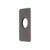 Rectangular 80mm x 140mm Plate for Kiki Wall Mixer, PVD Brushed Gunmetal
