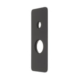 Rectangular 80mm x 200mm Plate for Kiki Wall Mixer with Diverter, Matte Black