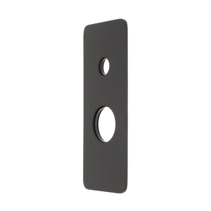 Rectangular 80mm x 200mm Plate for Kiki Wall Mixer with Diverter, Matte Black