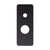 Rectangular 80mm x 200mm Plate for Kiki Wall Mixer with Diverter, Matte Black