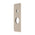 Rectangular 80mm x 200mm Plate for Kiki Wall Mixer with Diverter, Brushed Nickel