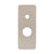 Rectangular 80mm x 200mm Plate for Kiki Wall Mixer with Diverter, Brushed Nickel