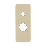 Rectangular 80mm x 200mm Plate for Kiki Wall Mixer with Diverter, PVD Brushed Bass (Gold)