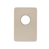 Rectangular 100mm x 150mm Plate for Jena Wall Mixer, Brushed Nickel