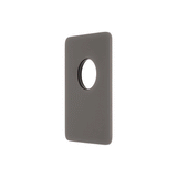Rectangular 100mm x 150mm Plate for Jena Wall Mixer, PVD Brushed Gunmetal