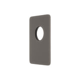 Rectangular 100mm x 150mm Plate for Jena Wall Mixer, PVD Brushed Gunmetal