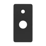 Rectangular 100mm x 200mm Plate for Jena Wall Mixer with Diverter, Matte Black