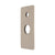 Rectangular 100mm x 200mm Plate for Jena Wall Mixer with Diverter, Brushed Nickel