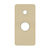 Rectangular 100mm x 200mm Plate for Jena Wall Mixer with Diverter, PVD Brushed Bass (Gold)