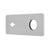 Rectangular 220mm x 90mm Plate for Kiki/Jena Wall Mixer Set, Polished Chrome