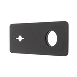 Rectangular 220mm x 90mm Plate for Kiki/Jena Wall Mixer Set, Matte Black
