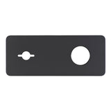 Rectangular 220mm x 90mm Plate for Kiki/Jena Wall Mixer Set, Matte Black