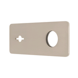 Rectangular 220mm x 90mm Plate for Kiki/Jena Wall Mixer Set, Brushed Nickel