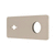 Rectangular 220mm x 90mm Plate for Kiki/Jena Wall Mixer Set, Brushed Nickel