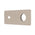 Rectangular 220mm x 90mm Plate for Kiki/Jena Wall Mixer Set, Brushed Nickel