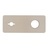 Rectangular 220mm x 90mm Plate for Kiki/Jena Wall Mixer Set, Brushed Nickel