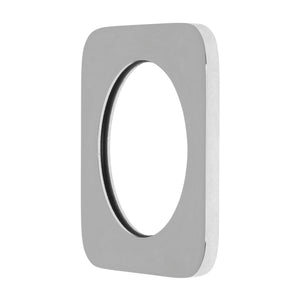 Soft Square 60mm Plate for Kiki/Jena Wall Mixer, Polished Chrome