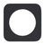 Soft Square 60mm Plate for Kiki/Jena Wall Mixer, Matte Black