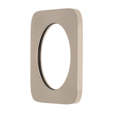 Soft Square 60mm Plate for Kiki/Jena Wall Mixer, Brushed Nickel