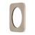 Soft Square 60mm Plate for Kiki/Jena Wall Mixer, Brushed Nickel
