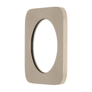 Soft Square 60mm Plate for Kiki/Jena Wall Mixer, Brushed Nickel