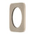 Soft Square 60mm Plate for Kiki/Jena Wall Mixer, Brushed Nickel