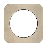 Soft Square 60mm Plate for Kiki/Jena Wall Mixer, Brushed Nickel