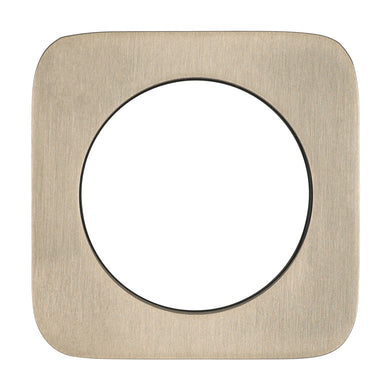 Soft Square 60mm Plate for Kiki/Jena Wall Mixer, Brushed Nickel