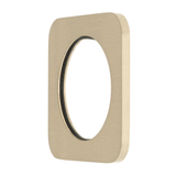 Soft Square 60mm Plate for Kiki/Jena Wall Mixer, PVD Brushed Bass (Gold)