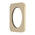 Soft Square 60mm Plate for Kiki/Jena Wall Mixer, PVD Brushed Bass (Gold)