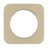 Soft Square 60mm Plate for Kiki/Jena Wall Mixer, PVD Brushed Bass (Gold)