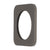 Soft Square 60mm Plate for Kiki/Jena Wall Mixer, PVD Brushed Gunmetal