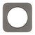 Soft Square 60mm Plate for Kiki/Jena Wall Mixer, PVD Brushed Gunmetal