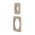 Soft Square 60mm & 45mm Plates for Kiki/Jena Wall Diverter, Brushed Nickel