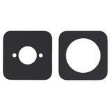 Soft Square 60mm Plates for Kiki/Jena Wall Mixer with Spout, Matte Black