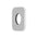 Soft Square 45mm Plate for Kiki/Jena Wall Diverter, Polished Chrome